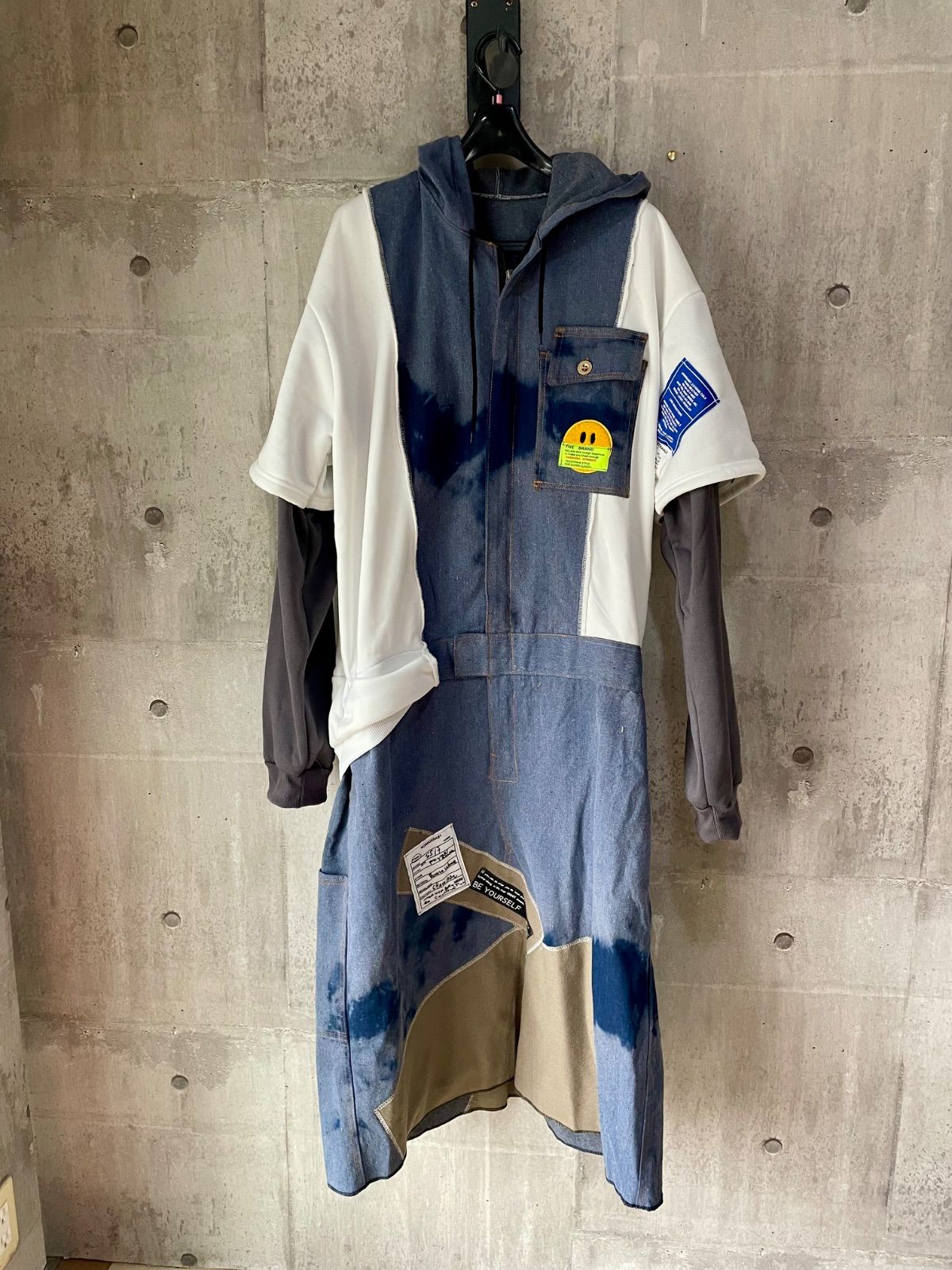 裏起毛ワンピース