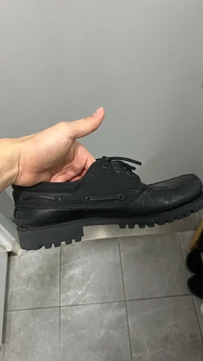 Timberland ティンバーランド アセンティック ボートシューズ 265 ブラック