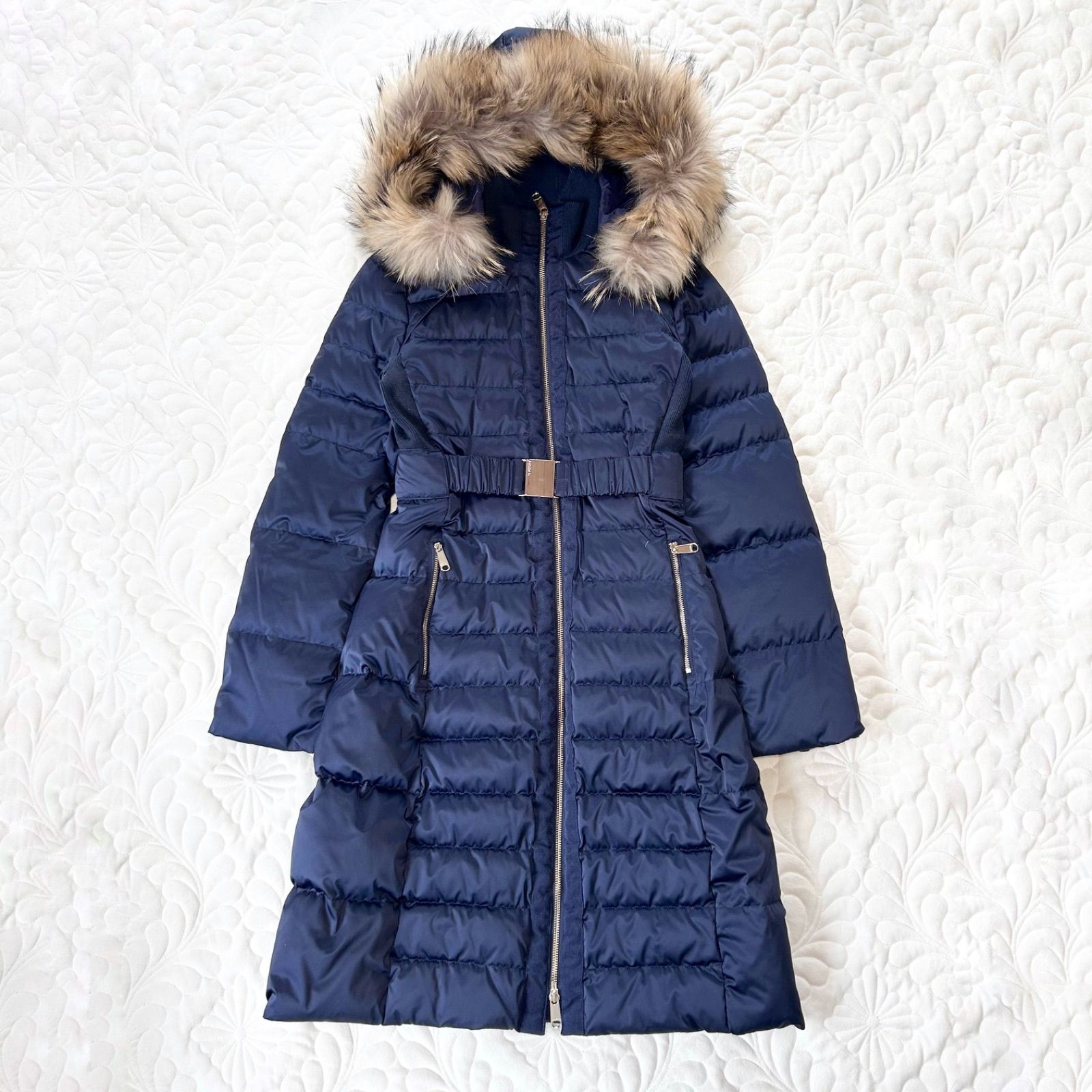 Max&Co マックスアンドコー ベルテットロング ダウンコート 切り替え