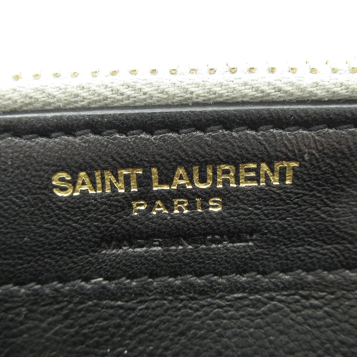  SAINT LAURENT PARIS サンローランパリ 財布 モノグラム サンローランエンベロープ 402031 シルバー チェーンウォレット レザー その他 小物