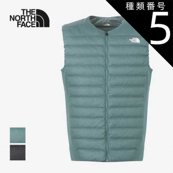 種類5 K M ザ ノース フェイス ベスト レッドランベスト メンズ THE NORTH FACE NY82494 RED RUN VEST ダウンベスト ランニング スポーツ 保温 撥水加工 M L XL ノースフェイス 240926