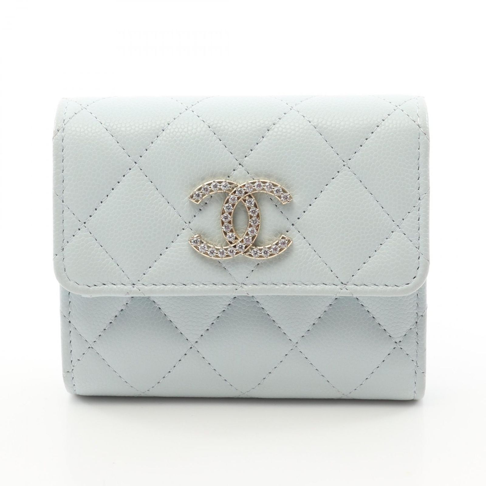 シャネル CHANEL 三つ折り財布 マトラッセ スモールウォレット AP4557