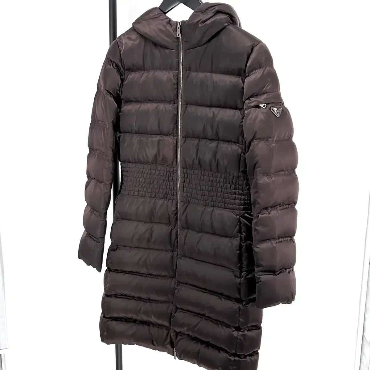 44サイズ PRADA プラダ 三角ロゴ レディース ロング ダウン 290364