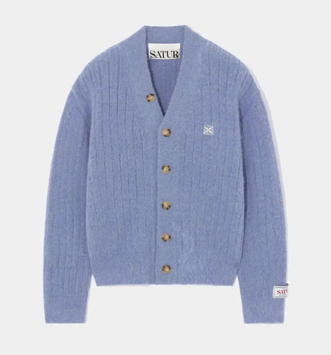 セターパーカ オーバーサイズ アルパカ カーディガン