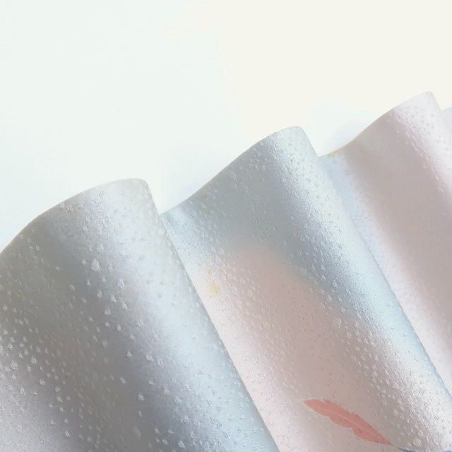 百華 Y 3966 正絹 縫い一つ紋 手縫い仕立て 桜 訪問着