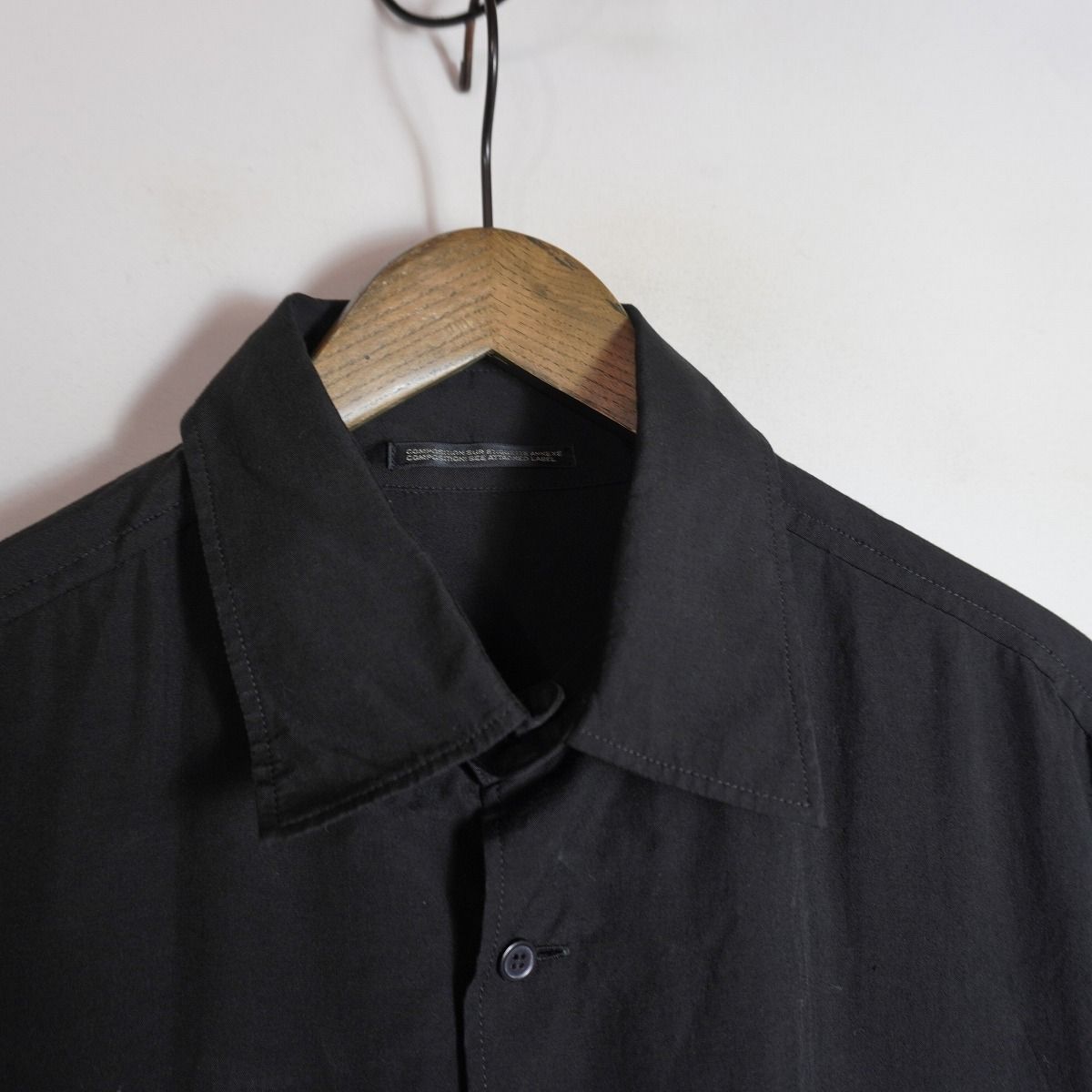 Yohji Yamamoto ヨージヤマモト　ブラック ロングシャツ サイズ2 中古・古着通販】Yohji Yamamoto pour homme (ヨウジヤマモト