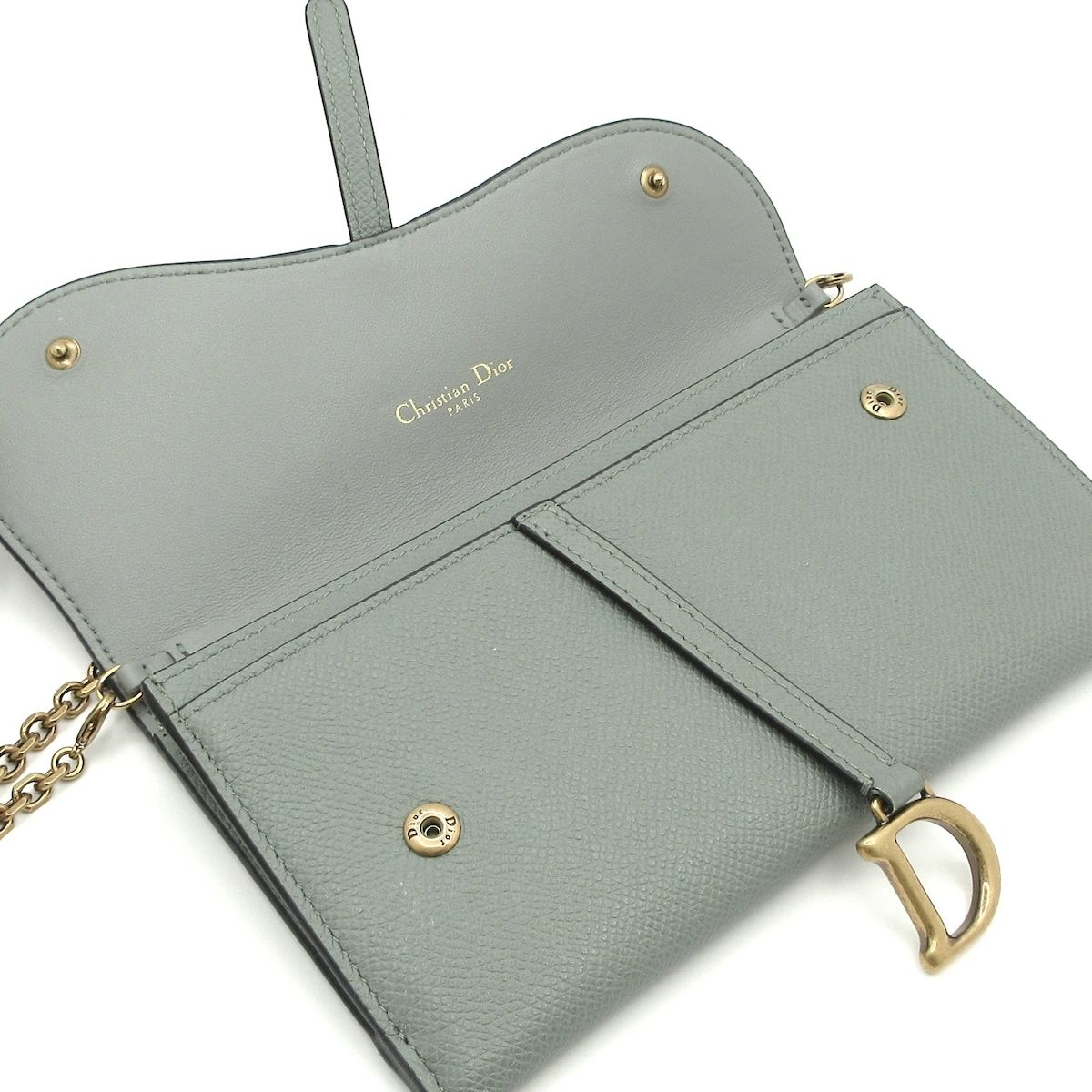 グレー チェーンウォレット