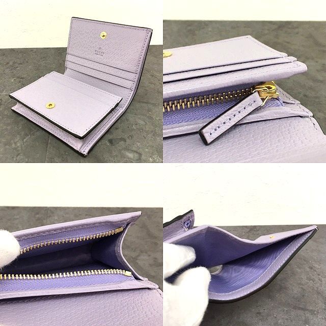  270 み GUCCI コンパクトウォレット 523155 ジャンボＧＧ オフィディア ギフトにも 二つ折り財布 折り財布