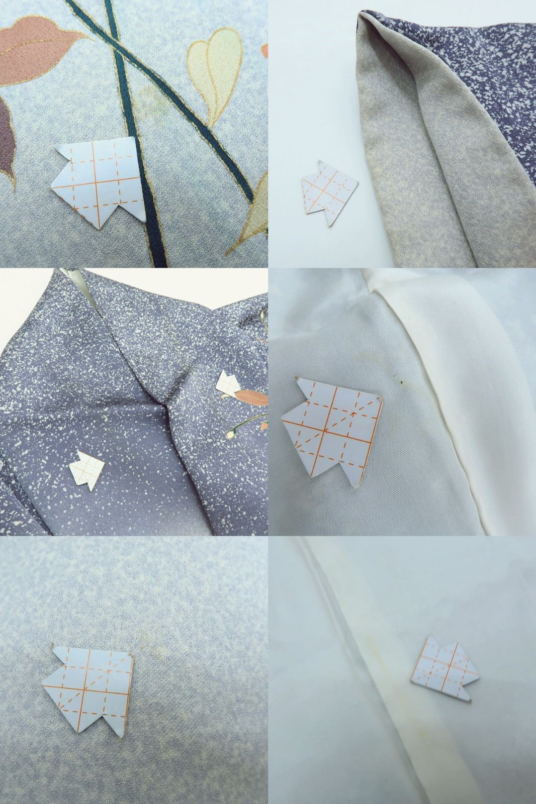  百華 Y 3968 正絹 手縫い仕立て 訪問着 訪問着 付け下げ 着物