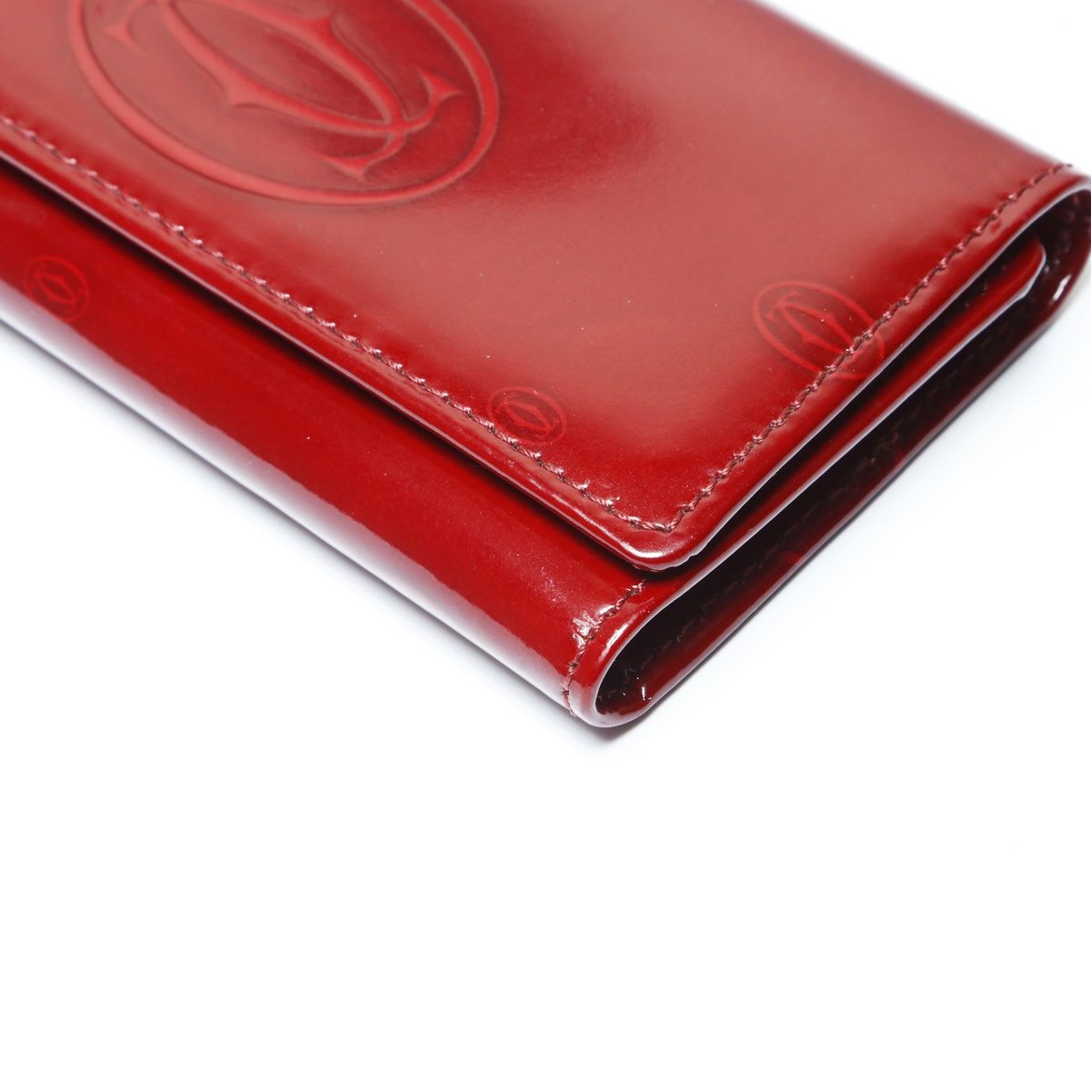  CARTIER カルティエ キーケース パテントレザー ハッピーバースデー その他 小物