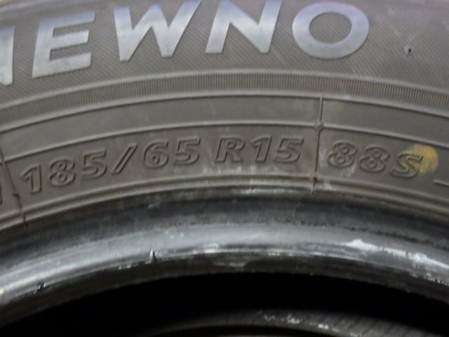  L 230 E 製造 約8部山 BS NEWNO 185 65 R 15 4本 13インチ サマータイヤ ノーマルタイヤ
