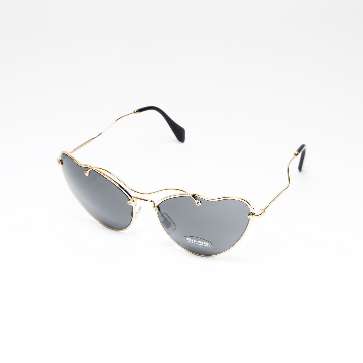 Miu Miu ミュウ ミュウ サングラス ハート メタルフレーム