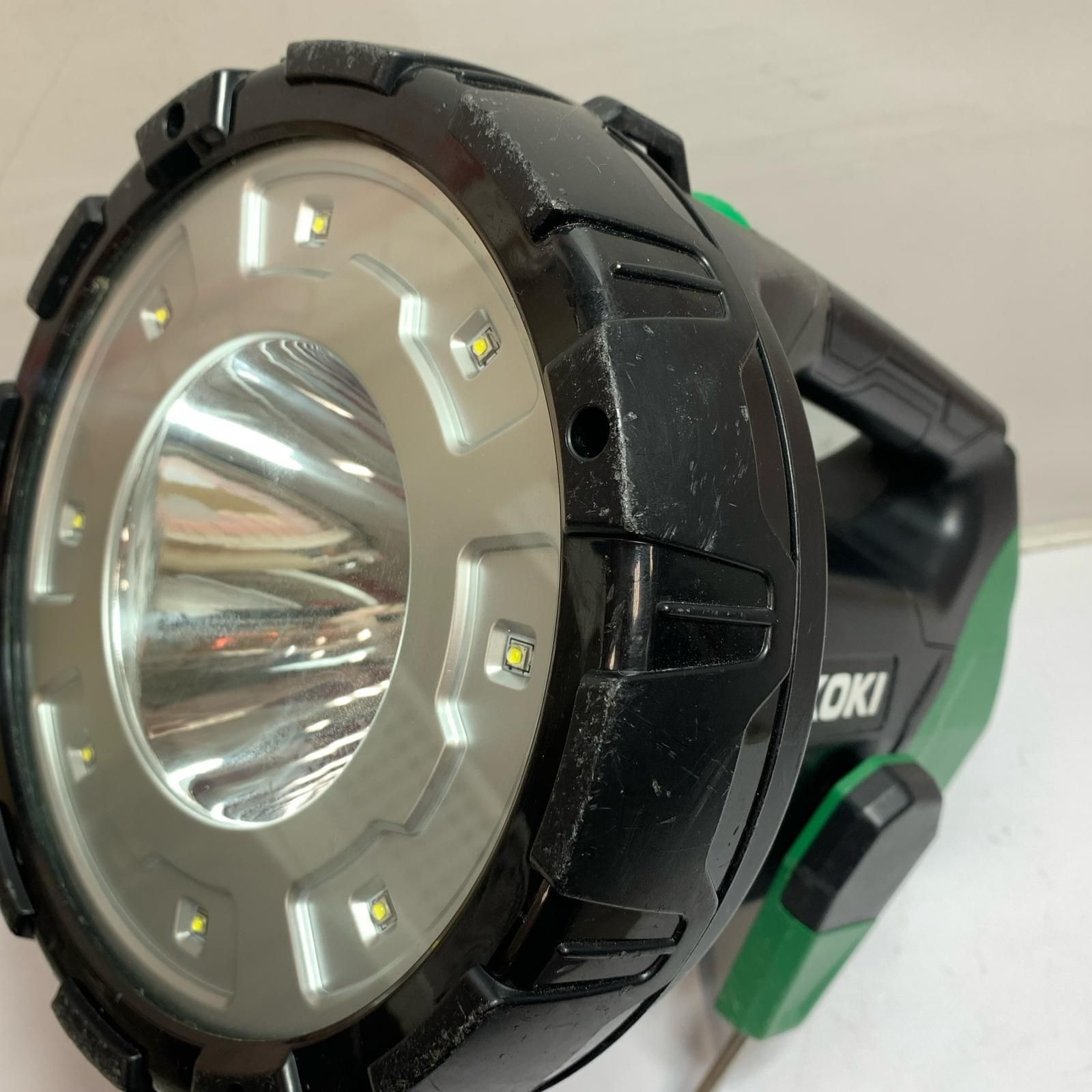 ♭♭HiKOKI ハイコーキ コードレスサーチライト 本体のみ キズあり UB18DA グリーン WWW_SMP1DAWEKUDUS_SCH_ID