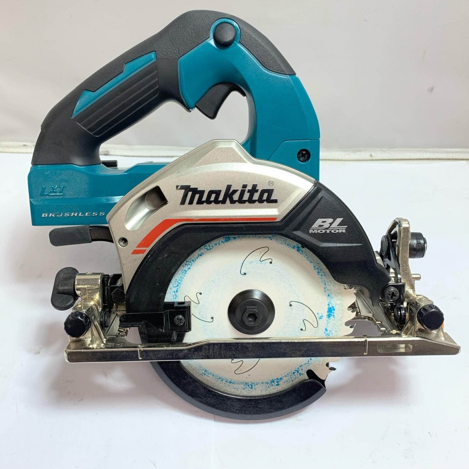 ♭♭MAKITA マキタ 125mm 充電式丸ノコ 2021.7製造 18V HS474D ブルー