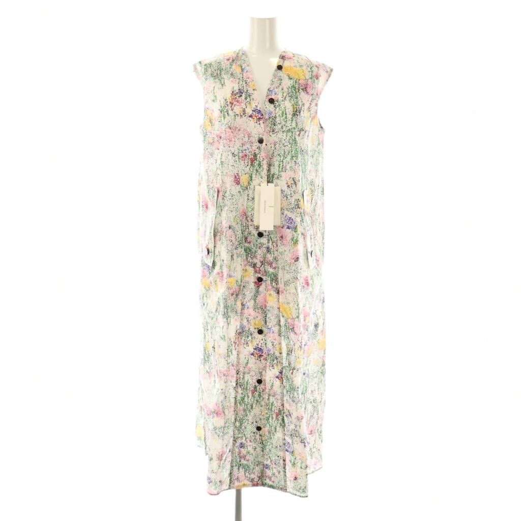 アキラナカ AKIRA NAKA Pointillism dress ワンピース ロング 総柄 1 マルチ DF OS