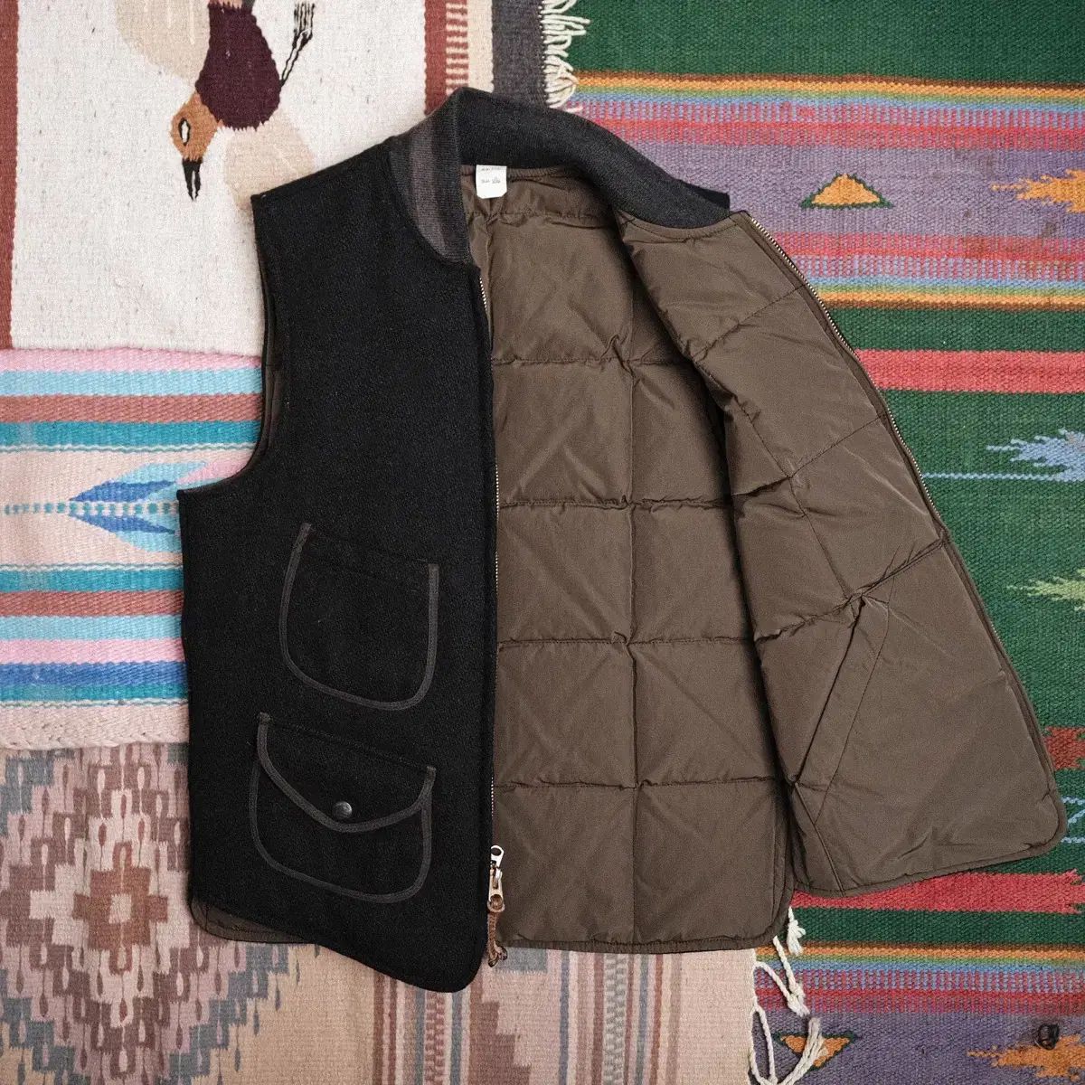 RRL ダブルアールエル リバーシブル ベスト XSサイズ 44-55