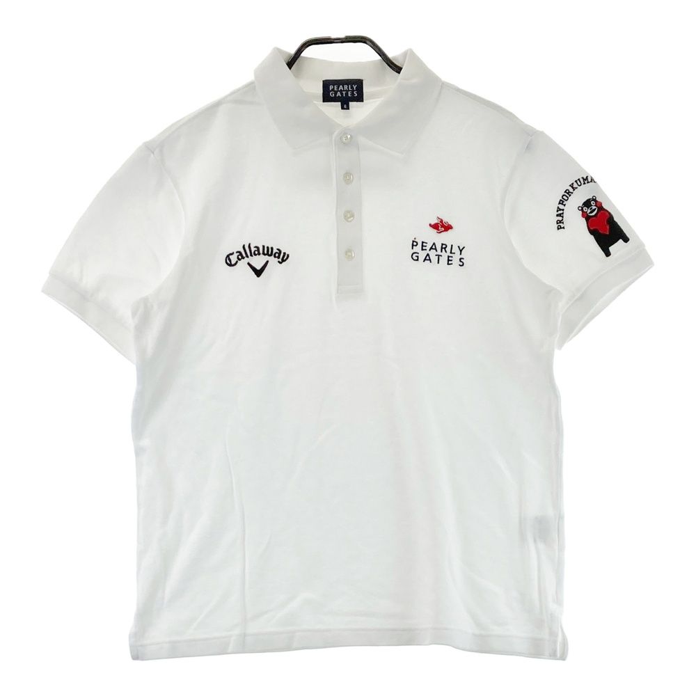 サイズ：6 PEARLY GATES パーリーゲイツ ×CALLAWAY×くまモン 半袖