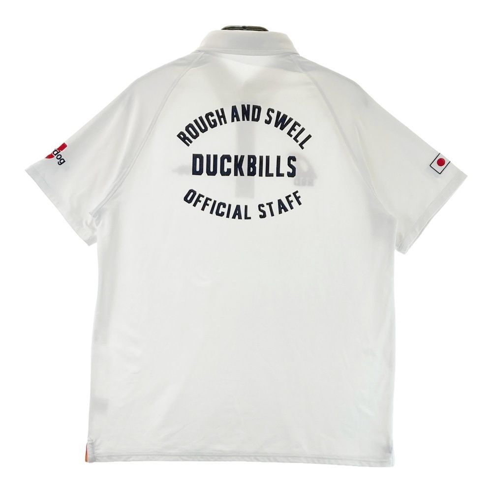 サイズ：XL ROUGH&SWELL ラフアンドスウェル 半袖ポロシャツ ボタン