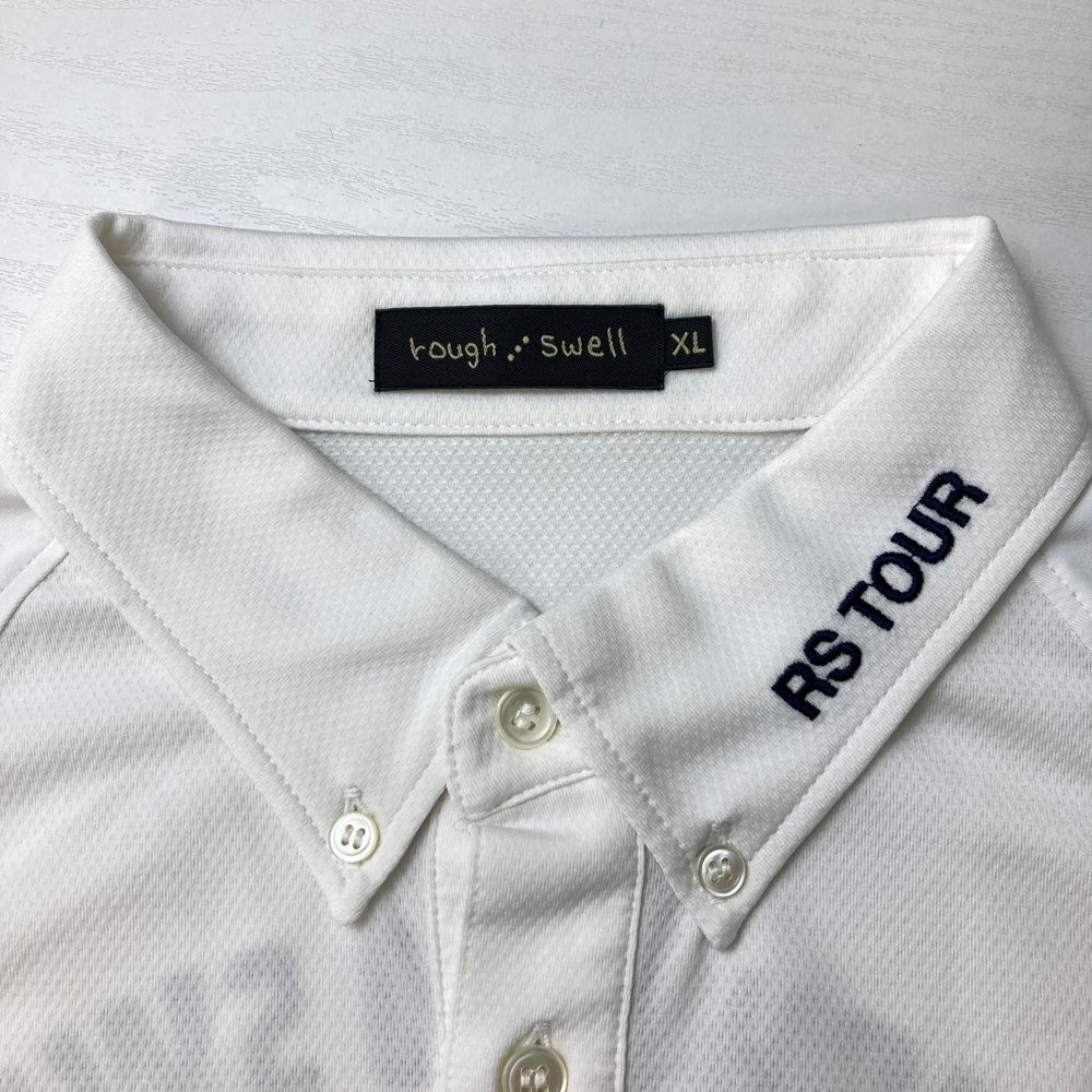 サイズ：XL ROUGH&SWELL ラフアンドスウェル 半袖ポロシャツ ボタン