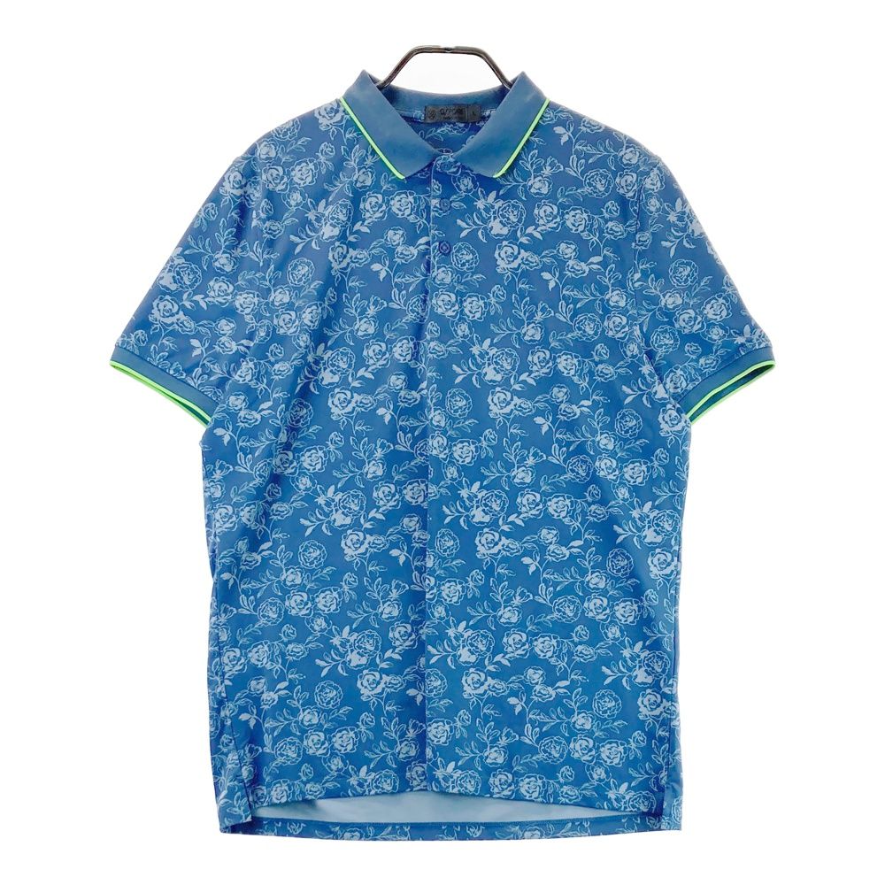 サイズ L G FORE ジーフォア G4MF23K061B 半袖ポロシャツ ブルー系 240101496141 ゴルフウェア メンズ ストスト