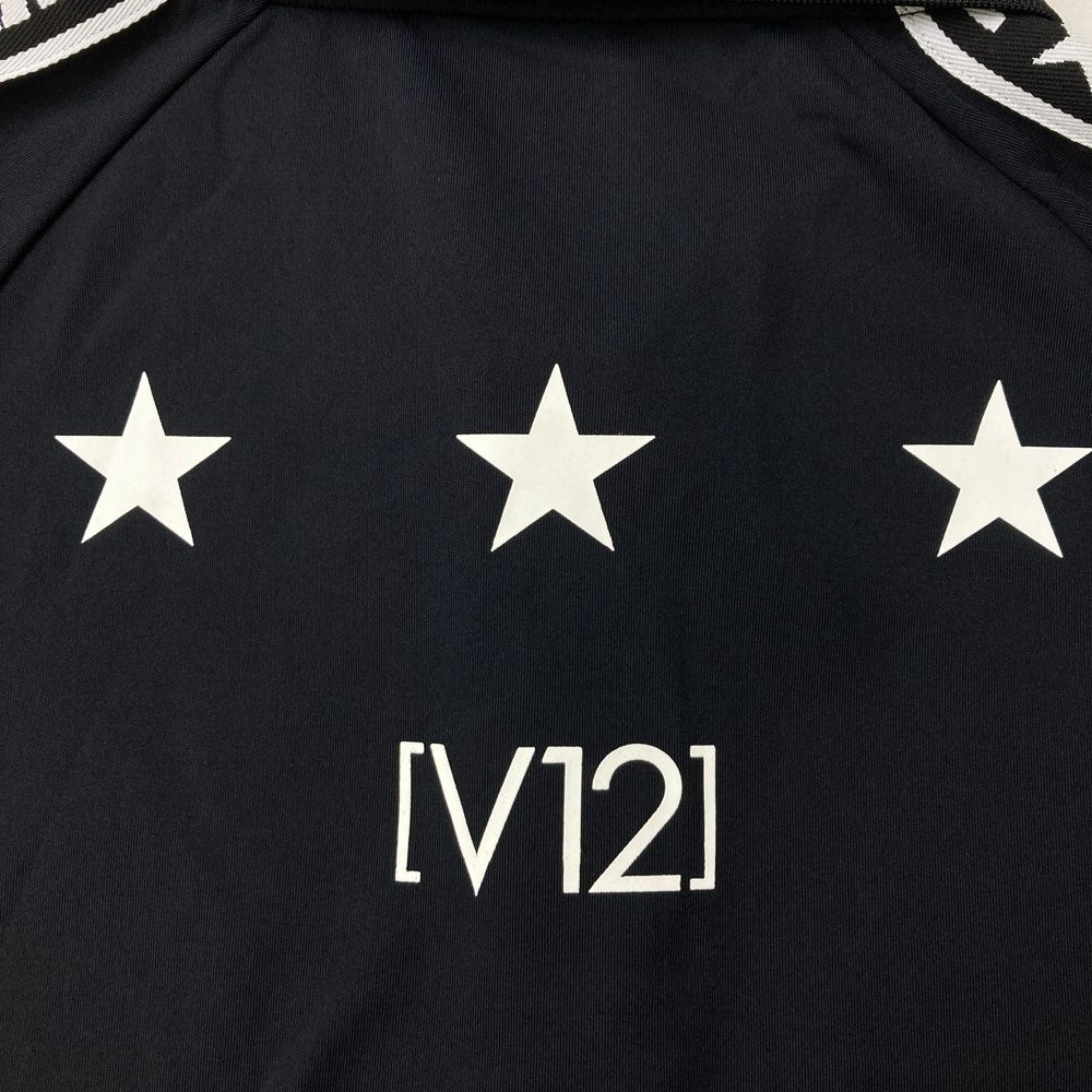 サイズ：S V12 ヴィトゥエルヴ 半袖ポロシャツ ブラック系