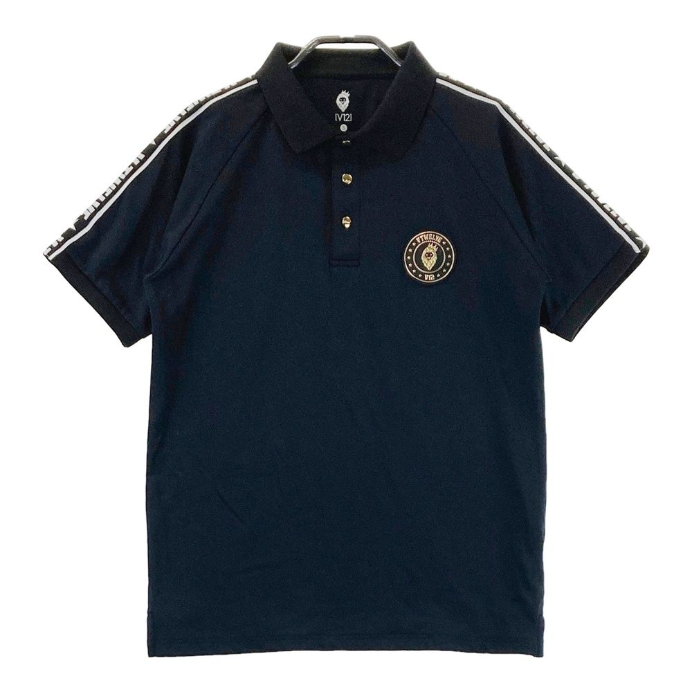 サイズ S V12 ヴィトゥエルヴ 半袖ポロシャツ ブラック系 240101500012 ゴルフウェア メンズ ストスト