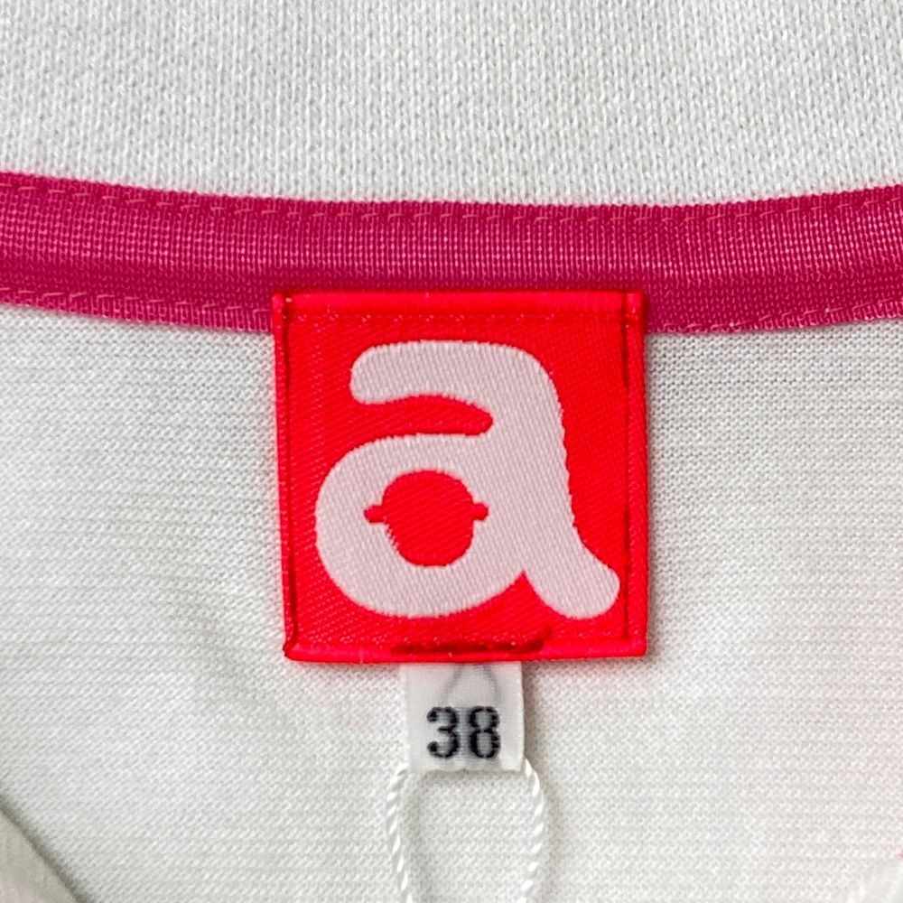  サイズ 38 アルチビオ 半袖ポロシャツ ホワイト系 ゴルフウェア レディース ストスト シャツ レディースウェア