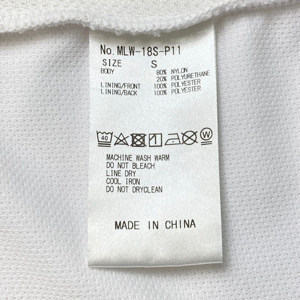  サイズ S MARK-LONA マークアンドロナ 半袖ポロシャツ ホワイト系 ゴルフウェア レディース ストスト シャツ レディースウェア