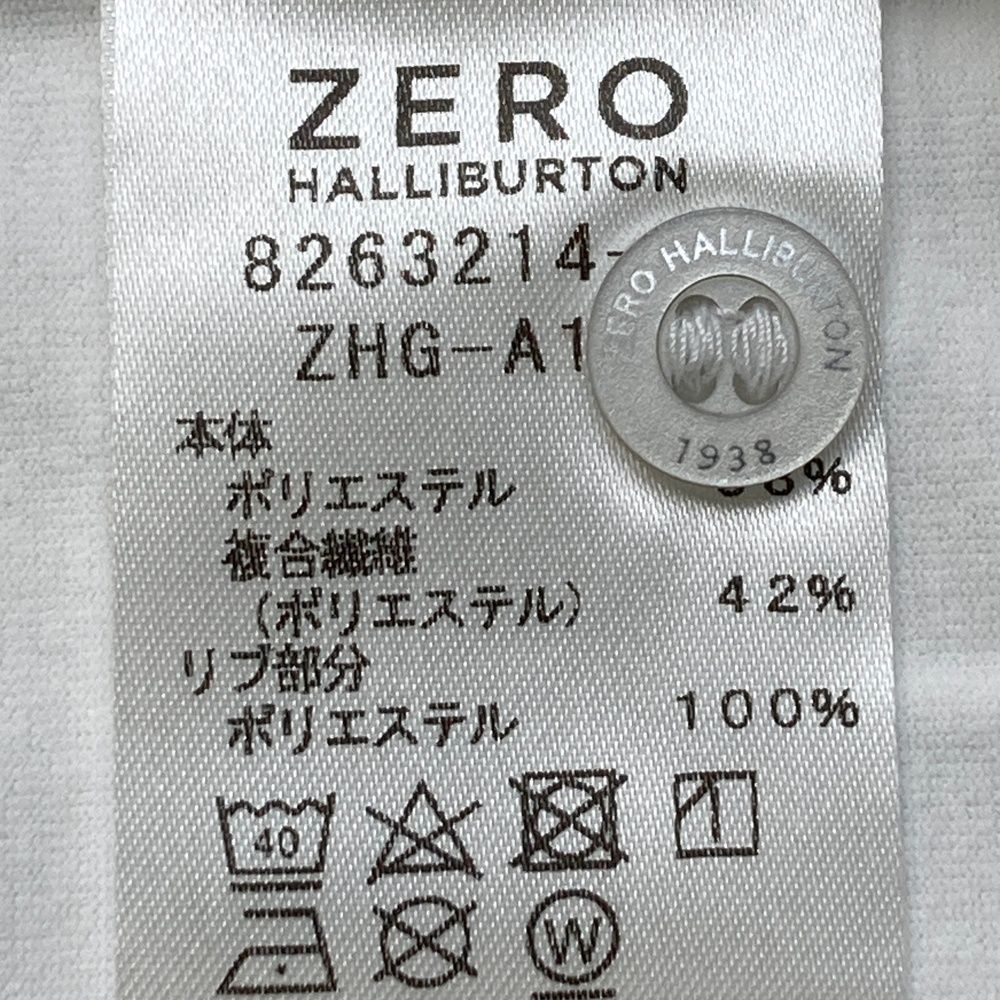 サイズ L ZERO HALLIBURTON ゼロハリバートン ZHG-A15b 半袖ポロシャツ ホワイト系 240101503521 ゴルフウェア メンズ ストスト MERCADOAVALIA_COM_BR