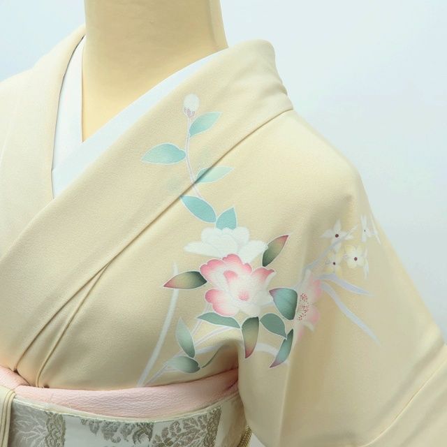 百華❀Y3969◇美品 正絹 作家物落款 手描き友禅 手縫い仕立て 訪問着