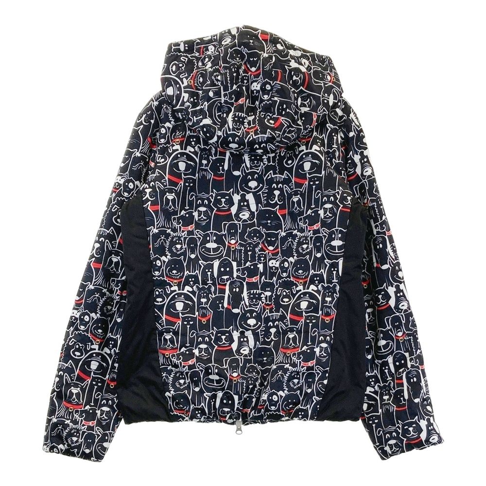 サイズ S LOUD MOUTH ラウドマウス 2 WAY 中綿ジャケット マッツレッド ズ柄 ブラック系 ゴルフウェア レディース ストスト