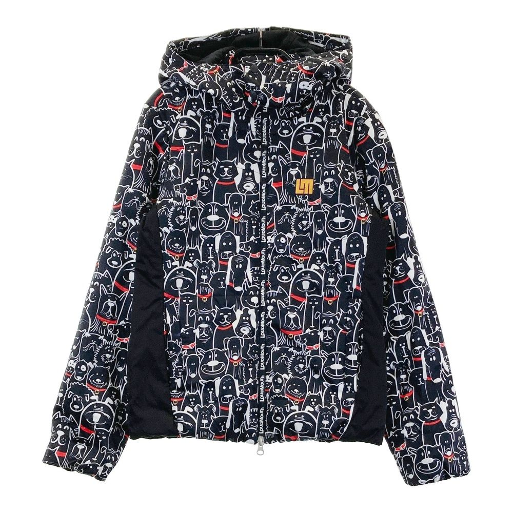 サイズ S LOUD MOUTH ラウドマウス 2WAY 中綿ジャケット マッツレッド ズ柄 ブラック系 240101557834 ゴルフウェア レディース ストスト