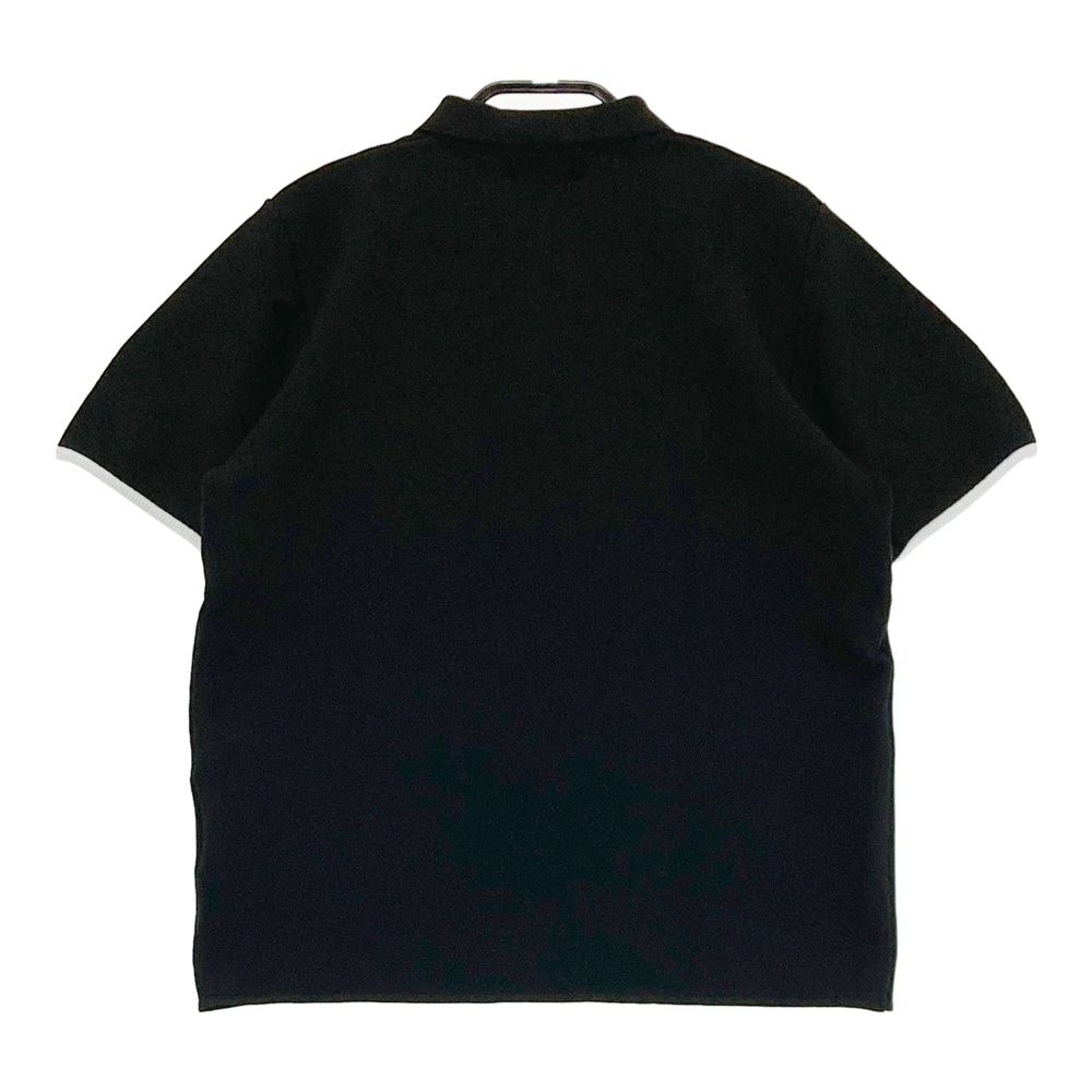 サイズ 38 アルチビオ モデル ニット 半袖ポロシャツ ブラック系 ゴルフウェア レディース ストスト