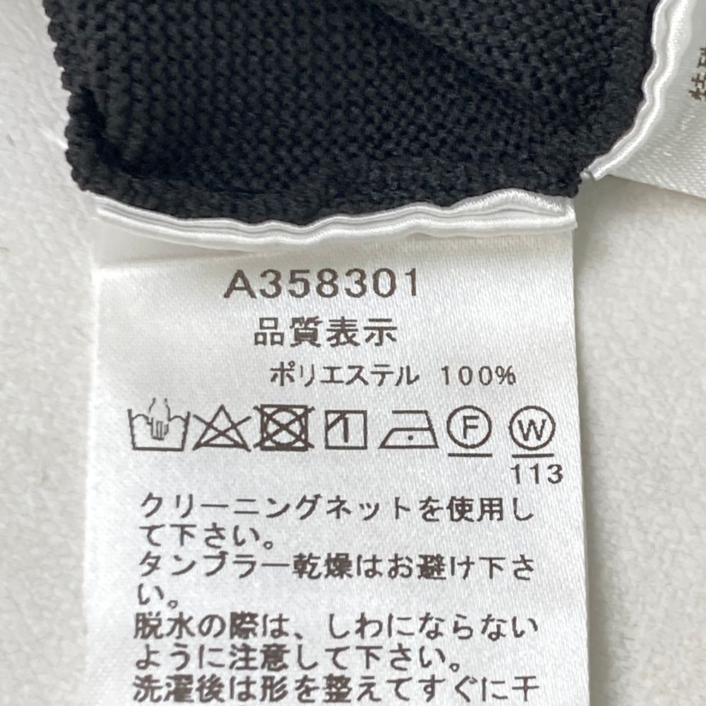  サイズ 38 アルチビオ モデル ニット 半袖ポロシャツ ブラック系 ゴルフウェア レディース ストスト シャツ レディースウェア