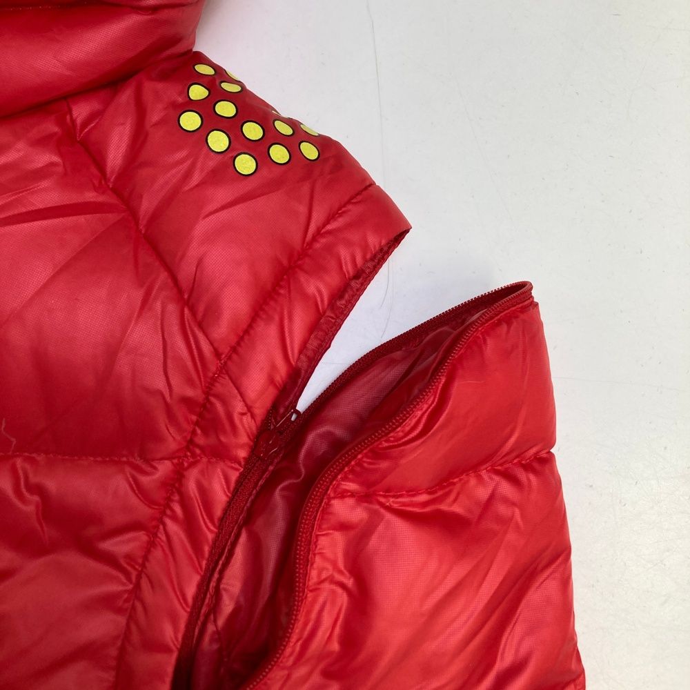 サイズ:O PUMA GOLF プーマゴルフ 2WAY ダウンジャケット レッド系 サイズ:O PUMA GOLF プーマゴルフ 2WAY ダウンジャケット レッド系