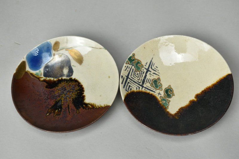 蔵A5187】京焼 永楽善五郎 絵替 銘々皿 九枚 幅13㎝ - メルカリ