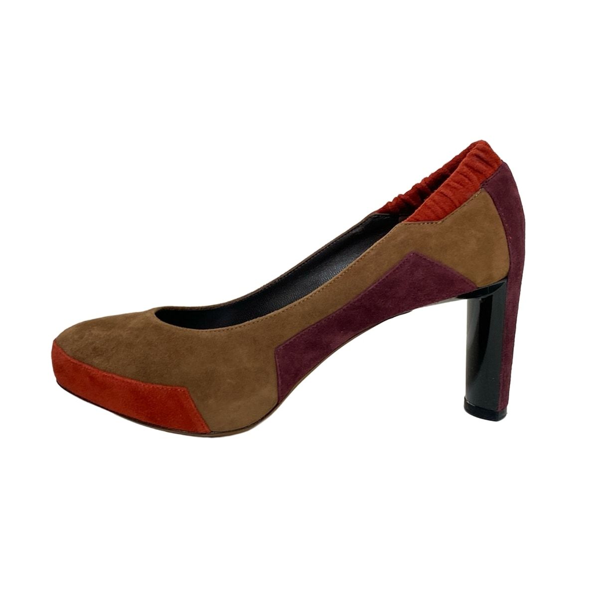 CELINE セリーヌ　パンプス　メッシュ　ブーティ　35.5 ボルドー　レザー CELINE セリーヌ パンプス メッシュ ブーティ 35.5 ボルドー レザー