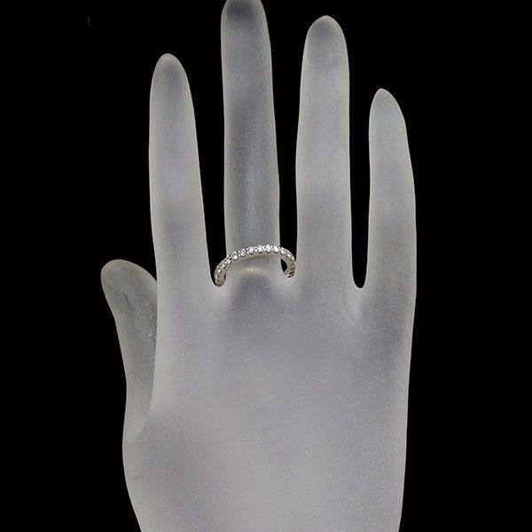 ポンデヴェキオ　大人気❗❗ 　Pt.900ハーフエタニティダイヤモンドリング ポンテヴェキオ Pt900 ダイヤモンド リング 0.91ct フルエタニティ