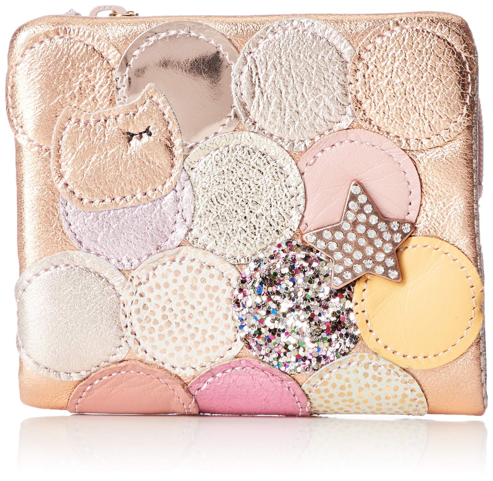 ツモリチサト 折財布 ミニ財布 新マルチドット ピンク