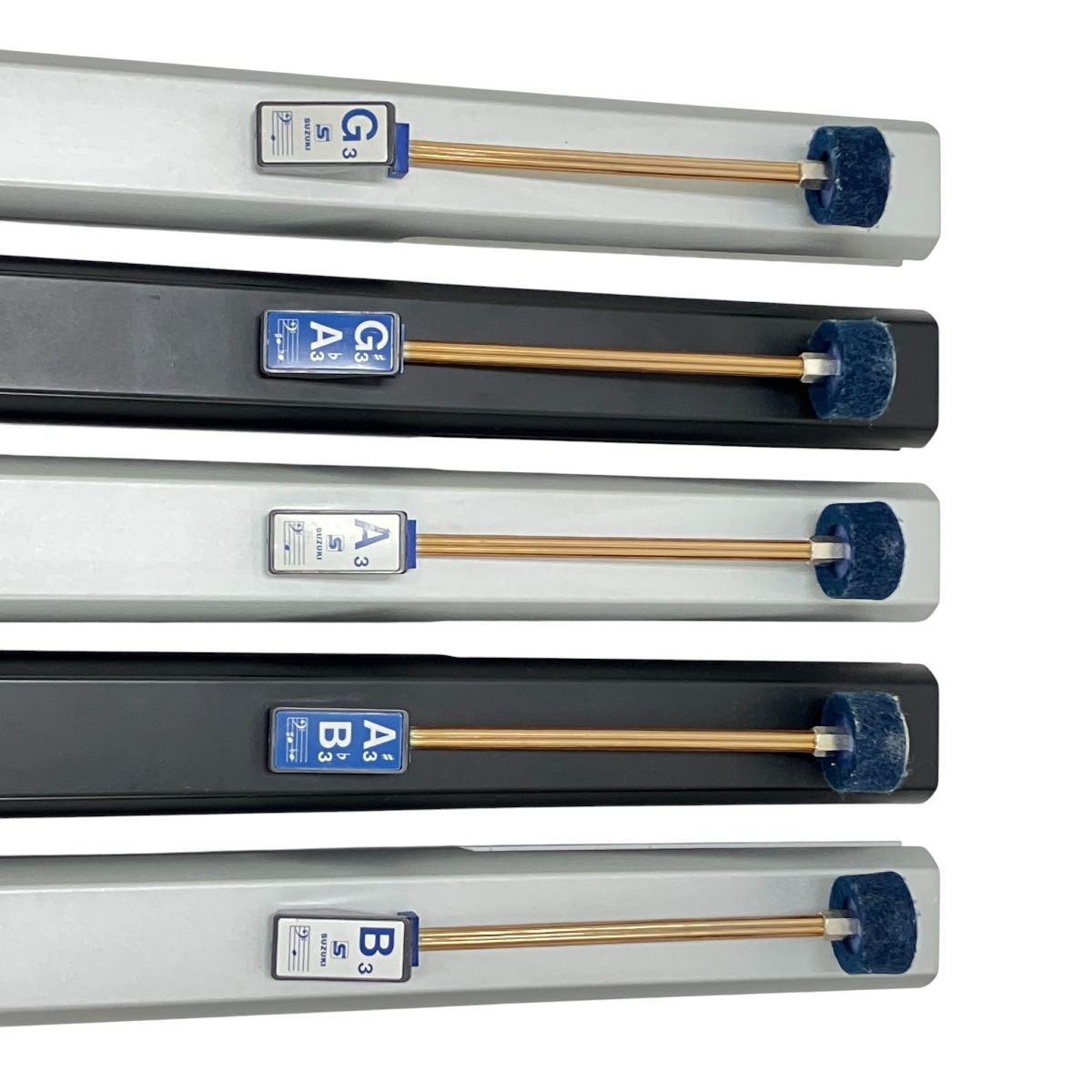 SUZUKI HB 12 B トーンチャイム 12音セット ハンドベル 楽器