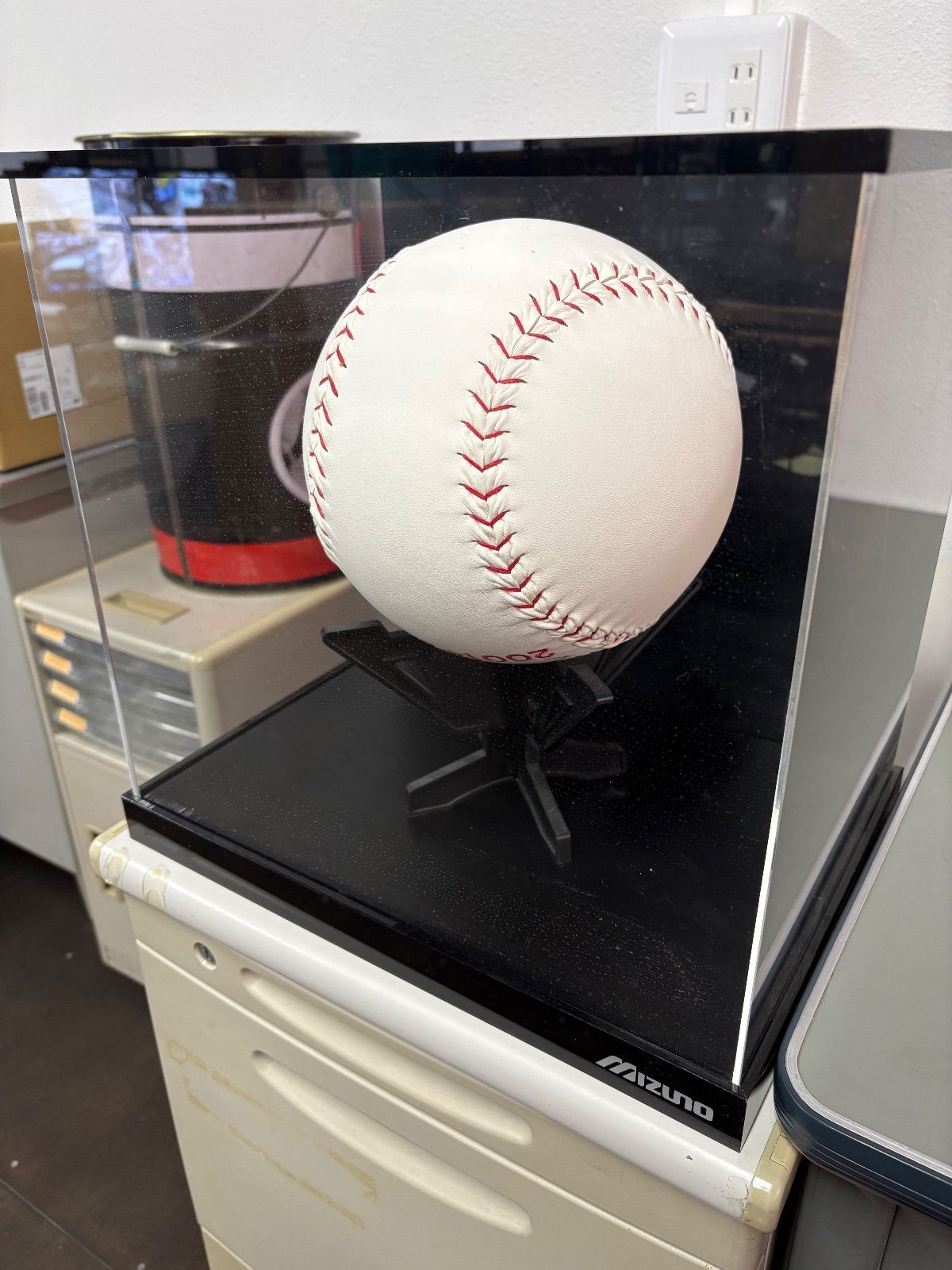  ミズノ mizuno アクリルショーケース グラブスタンド付き ボール グローブは付いておりません その他 野球