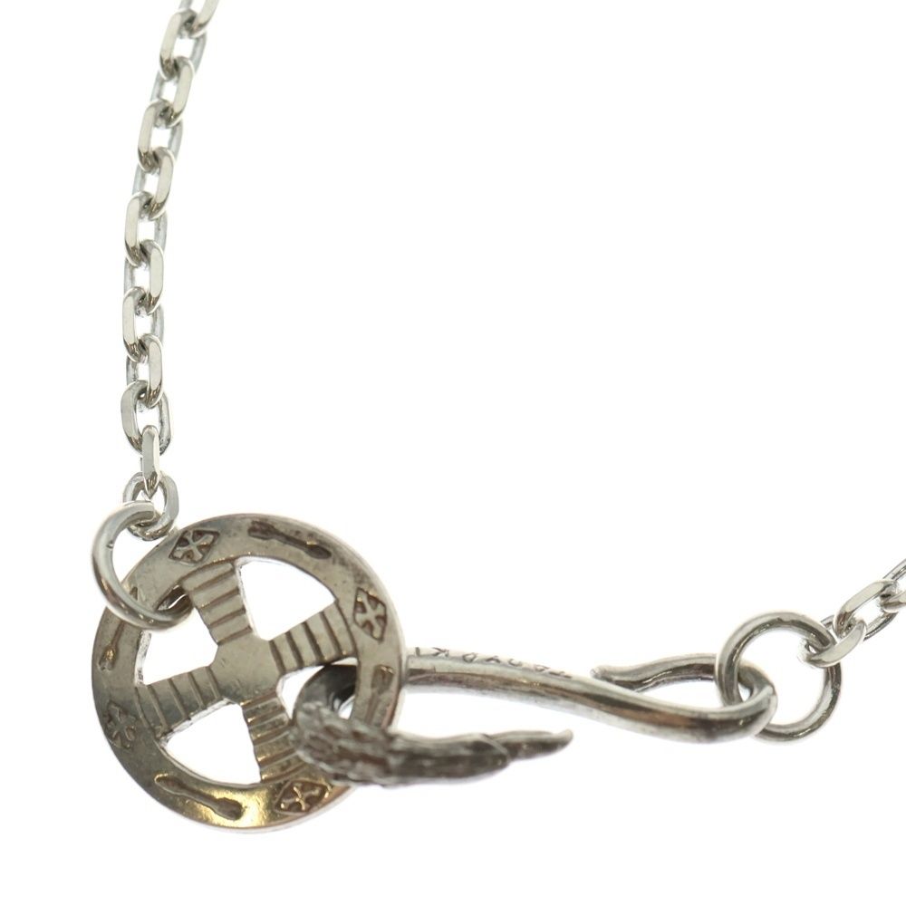 TADY - KING タディアンドキング イーグルフック ネイティブホイールSV付き細角チェーンネックレス 50cm シルバー