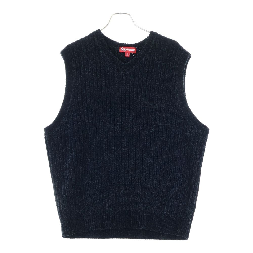 SUPREME (シュプリーム) 24AW Chenille Sweater Vest バックロゴ