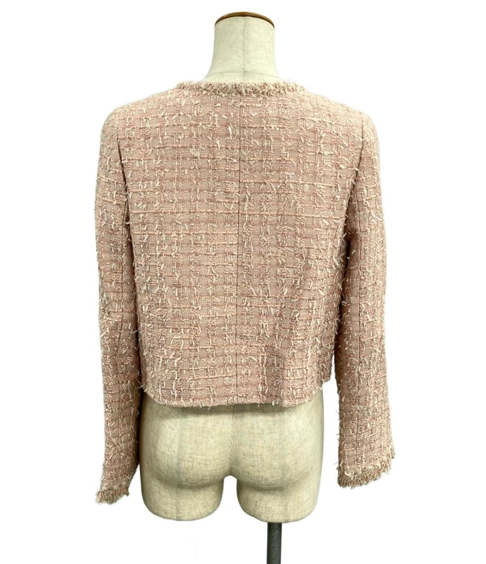 美品 フォクシー ブティック ツイードジャケット ノーカラー
