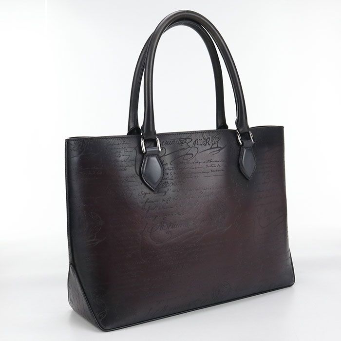 Berluti ベルルッティ トゥジュール スクリット トートバッグ レザー メンズ