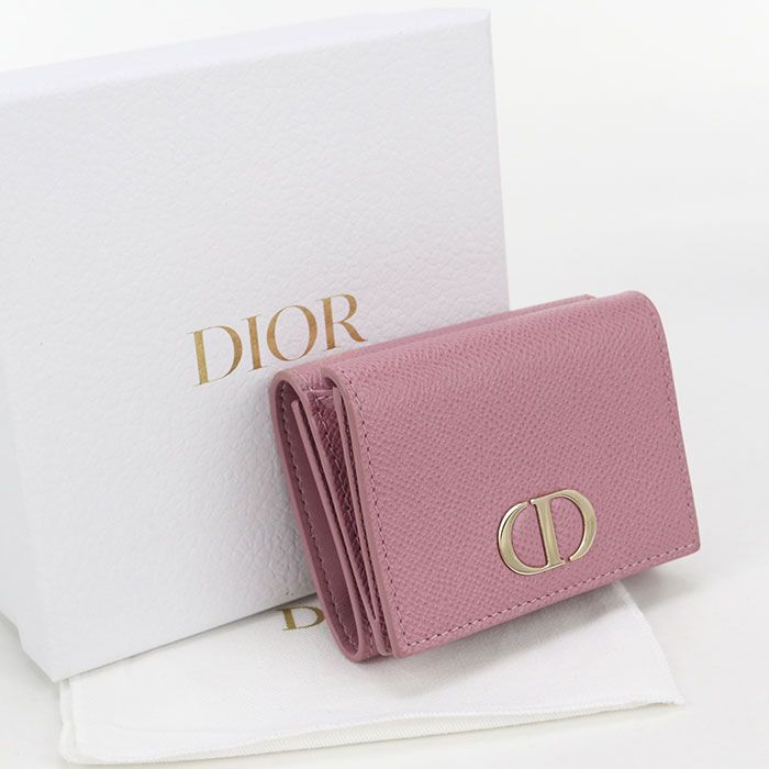 DIOR ディオール 三つ折り財布 レザー レディース