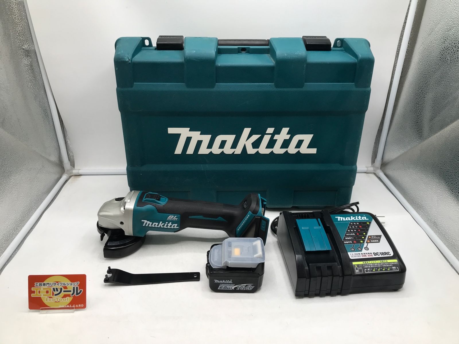 品 Makita マキタ 14.4v100ミリ充電式ディスクグラインダ GA403DRGN ITDAMVYDKN5C エコツール岡崎岩津店 M02