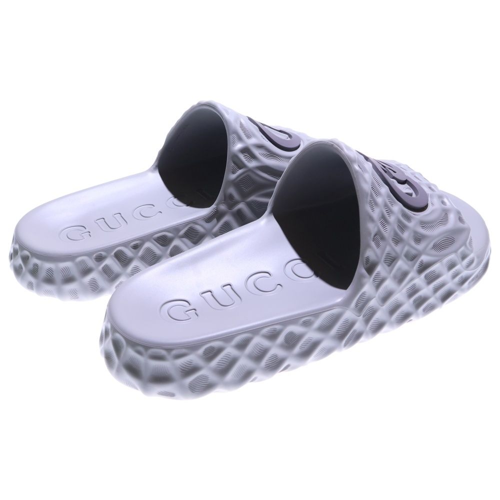 GUCCI (グッチ) インターロッキングG ラバーサンダル フラットサンダル