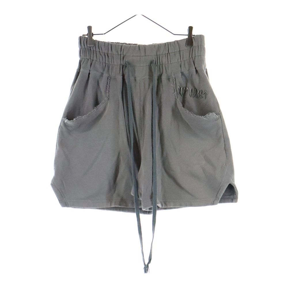 cvtvlist カタリスト フロントロゴ刺繍 スウェットハーフパンツ グレー 2301050401