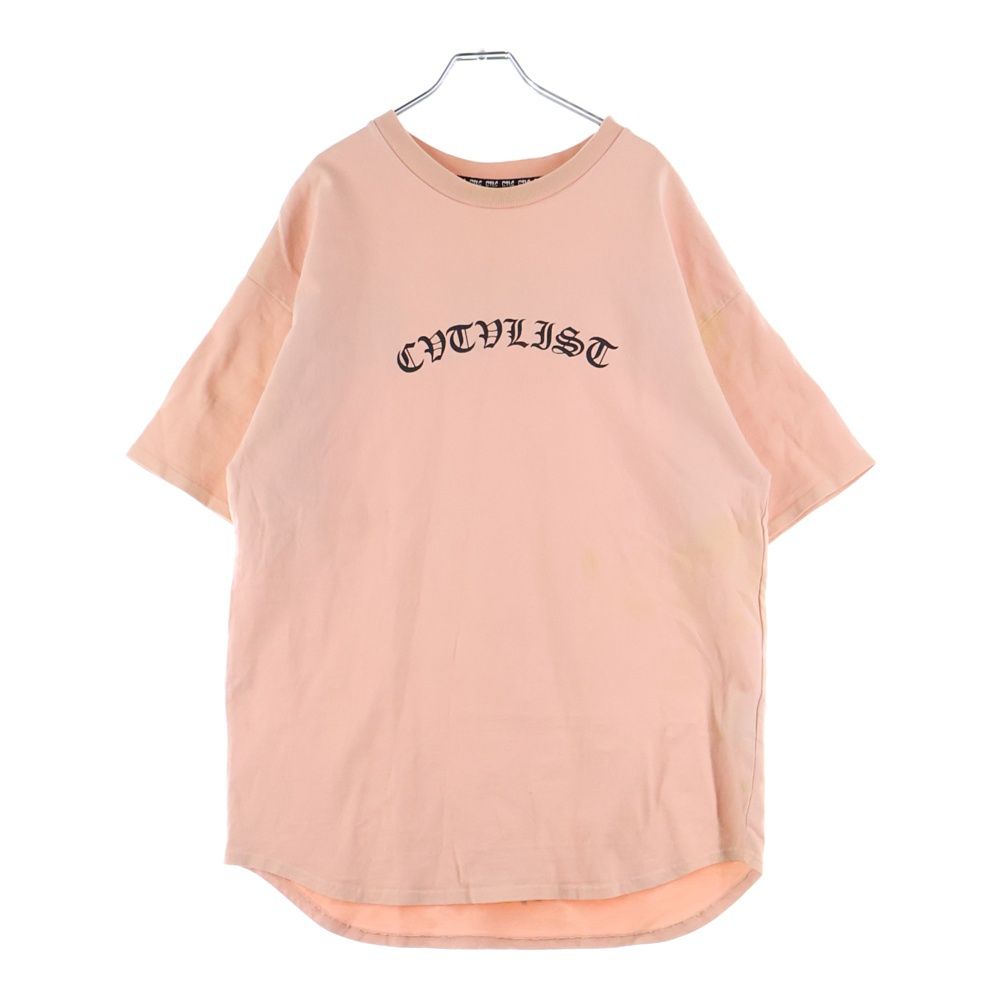 cvtvlist (カタリスト) フロント ロゴ バック刺繍ロゴ クルーネック